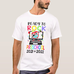 Dabbing Ready To Rock Preschool Back School Quaran T-Shirt