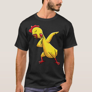 Dabbing Rubber Chicken   Men Women Kids T-Shirt