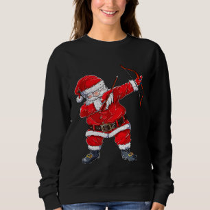 Dabbing Santa Arrow Archery Christmas Xmas Mens W Sweatshirt
