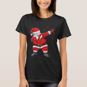 Dabbing Santa Arrow Archery Christmas Xmas  Mens W T-Shirt