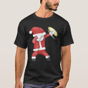 Dabbing Santa Christmas Disc Golf Ultimate Frisbee T-Shirt
