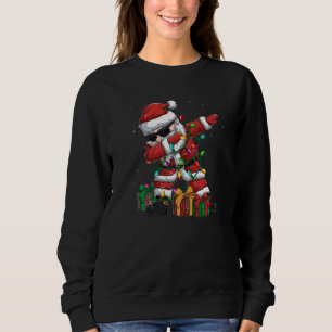 Dabbing Santa Christmas  Santa For Boys Christmas  Sweatshirt