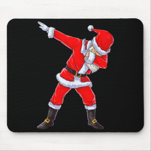 Dabbing Santa Claus Christmas Kids Boys Girls Dab Mouse Pad