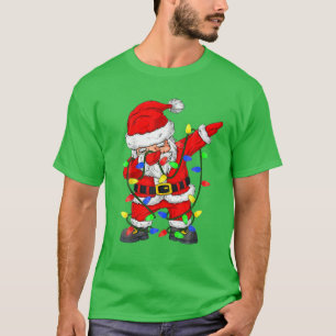 Dabbing Santa Claus Christmas Kids Boys Girls Dab T-Shirt