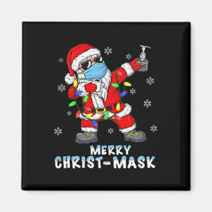 Dabbing Santa Claus Merry Christmas Xmas Fun Dab  Magnet