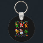 Dabbing Santa Elf Friendship Christmas Boys Kids X Keychain<br><div class="desc">Dabbing Santa Elf Friendship Christmas Boys Kids Xmas Dab</div>