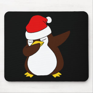 Dabbing Santa Penguin Xmas For Girls And For Boys Mouse Pad