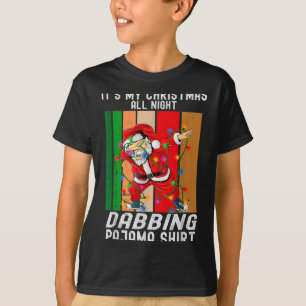 Dabbing Santaclaus All Christmas Night Dab Dance  T-Shirt