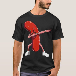 Dabbing Sausage Gift For Sausage Makers Hot Dog T-Shirt