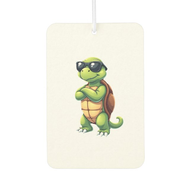 Dabbing Sea Turtle Animal Lover Save The Turtles ( Air Freshener (Front)