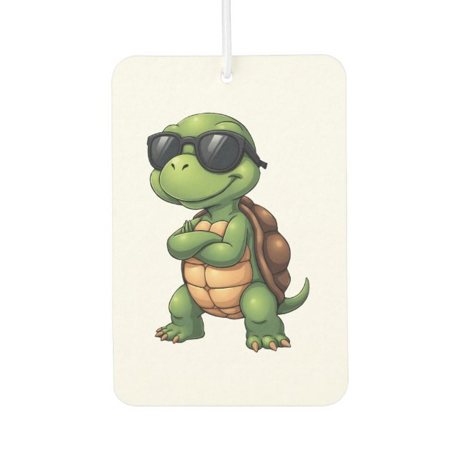 Dabbing Sea Turtle Animal Lover Save The Turtles ( Air Freshener (Front)