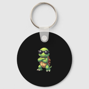 Dabbing Sea Turtle Animal Lover Save The Turtles ( Keychain