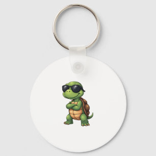 Dabbing Sea Turtle Animal Lover Save The Turtles ( Keychain
