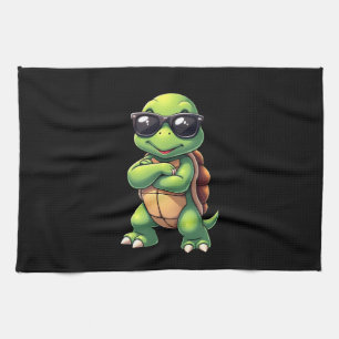 Dabbing Sea Turtle Animal Lover Save The Turtles ( Kitchen Towel