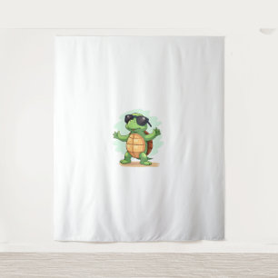 Dabbing Sea Turtle Animal Lover Save The Turtles T Tapestry