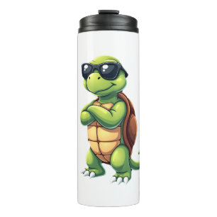 Dabbing Sea Turtle Animal Lover Save The Turtles ( Thermal Tumbler