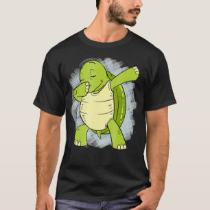 Dabbing Sea Turtle  Dance Move Tee Disco Party