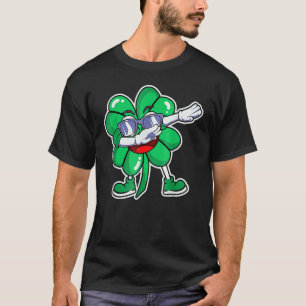 Dabbing Shamrock C Sunglasses Love St Patricks Day T-Shirt