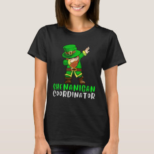 Dabbing Shamrock Shenanigans Leprechaun Unicorn Gn T-Shirt