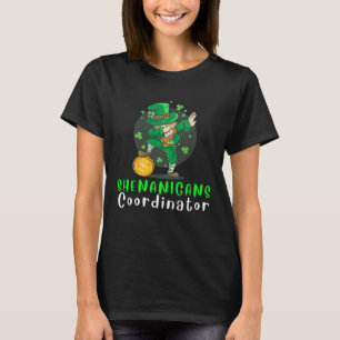 Dabbing Shamrock Shenanigans Leprechaun Unicorn Gn T-Shirt