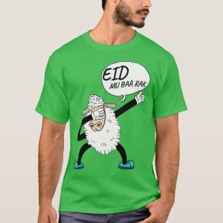 Dabbing Sheep Eid Mubarak Muslims T-Shirt