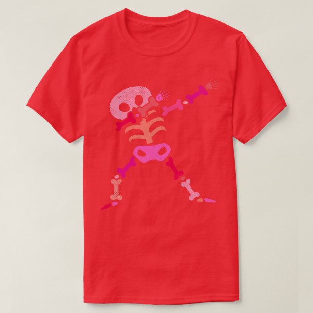 Dabbing Skeleton for Awareness T-Shirt (Design Front)