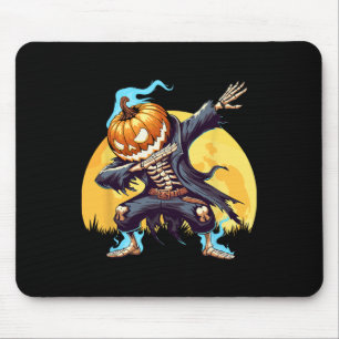 Dabbing Skeleton Headless Pumpkin Dab Dance Boys H Mouse Pad
