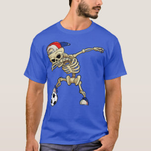 Dabbing skeleton with football T-Shirt