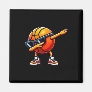 Dabbing Sketll Sports Player Sketll Team Game Love Magnet