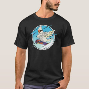 Dabbing Snowboard Parrot I Goffins Cockatoo T-Shirt