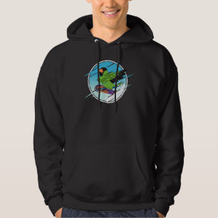 Dabbing Snowboard Parrot I Nanday Conure Hoodie
