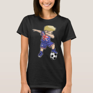 Dabbing Soccer Boy Australia  Australian Boys Foot T-Shirt