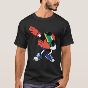 Dabbing Soccer South Africa Jersey African Footbal T-Shirt