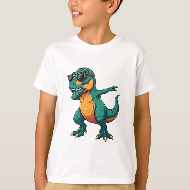 Dabbing T-rex T-shirt (Front)