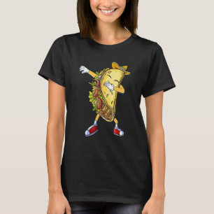 Dabbing Taco Cinco De Mayo Boys Men Mexican Food D T-Shirt