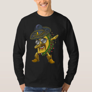 Dabbing Taco Cinco De Mayo Boys Men Mexican Food T-Shirt