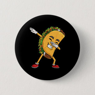Dabbing Taco Cinco De Mayo Funny Mexican Dab Boys 2 Inch Round Button
