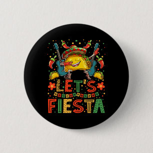 Dabbing Taco Cinco De Mayo Shirt Women Men Mexican 2 Inch Round Button