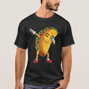 Dabbing Taco Cinco De Mayo T Kids Boys Men Tacos T-Shirt