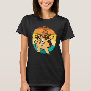 Dabbing Taco  Funny Mexican For Men Women  Cinco d T-Shirt