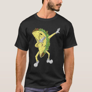 Dabbing Taco Funny Taco Food Mexican Culture Cinco T-Shirt