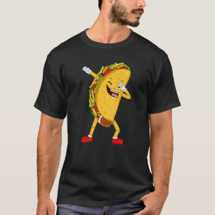 Dabbing Taco Kids Boy Cinco De Mayo Mexican Food T-Shirt