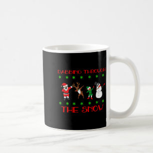 Dabbing Through The Snow Funny Christmas Design  Coffee Mug