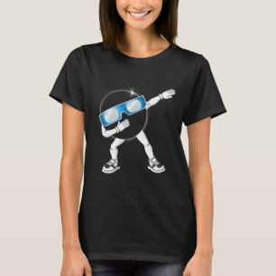 Dabbing Total Solar Eclipse 2024 Totality Dab Boys T-Shirt