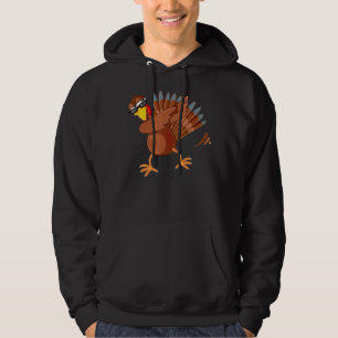 Dabbing Turkey Shirt Thanksgiving Boys Kids Men Tu