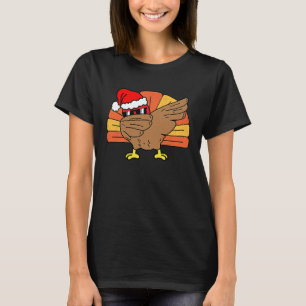Dabbing Turkey Thanksgiving Holiday Pilgrim  Chris T-Shirt