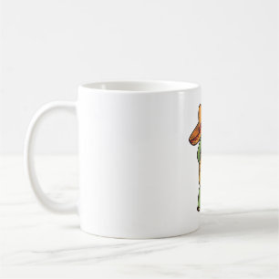 Dabbing Turtle Sombrero Vintage Vector Design_1 Coffee Mug