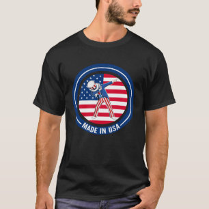 Dabbing Uncle Sam 4th of July Kids Boys Men T-Shirt