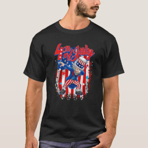 Dabbing Uncle Sam  Fourth Of July T-Shirt