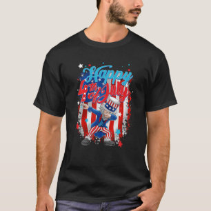Dabbing Uncle Sam - Happy 4Th Of July T-Shirt